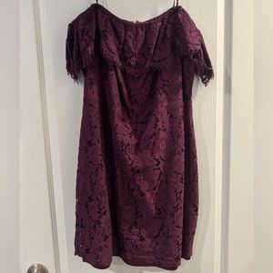 Forever 21 purple lace cocktail dress